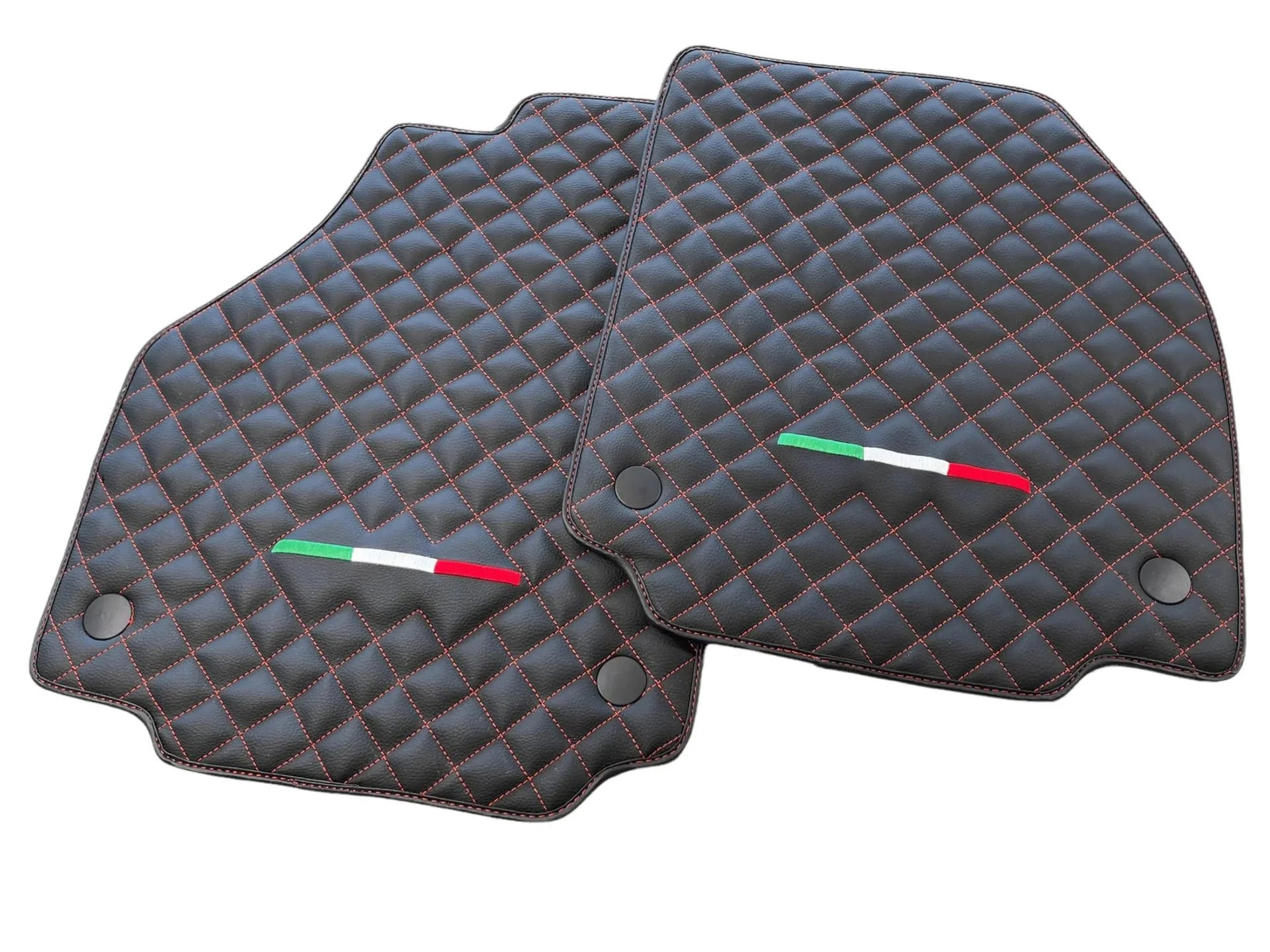 Premium Ferrari 458 floor mats with custom fit, featuring quilted design and precise fitment for luxury interiors.
