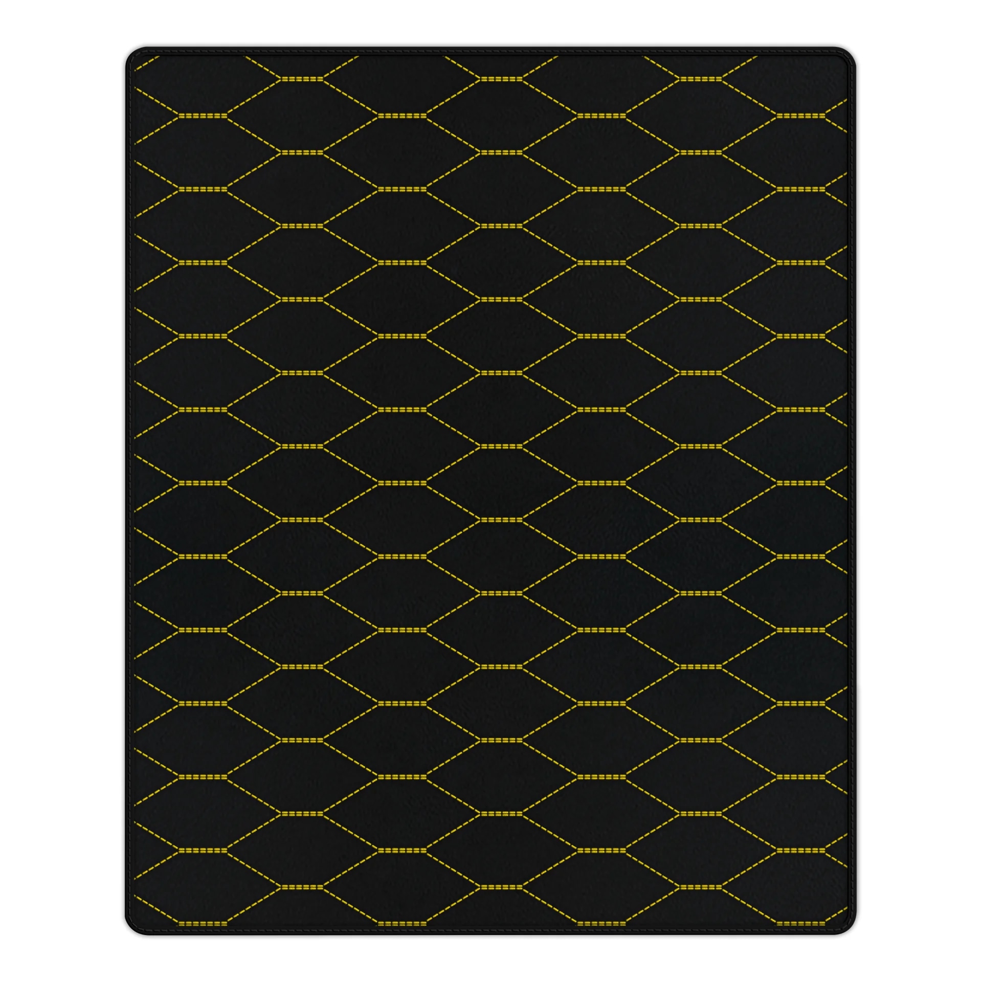 Ferrari 296 GTB passgenauer Fussmatte, hochwertiges Material, präzise Passform mit stilvollem sechseckigem Muster in Schwarz