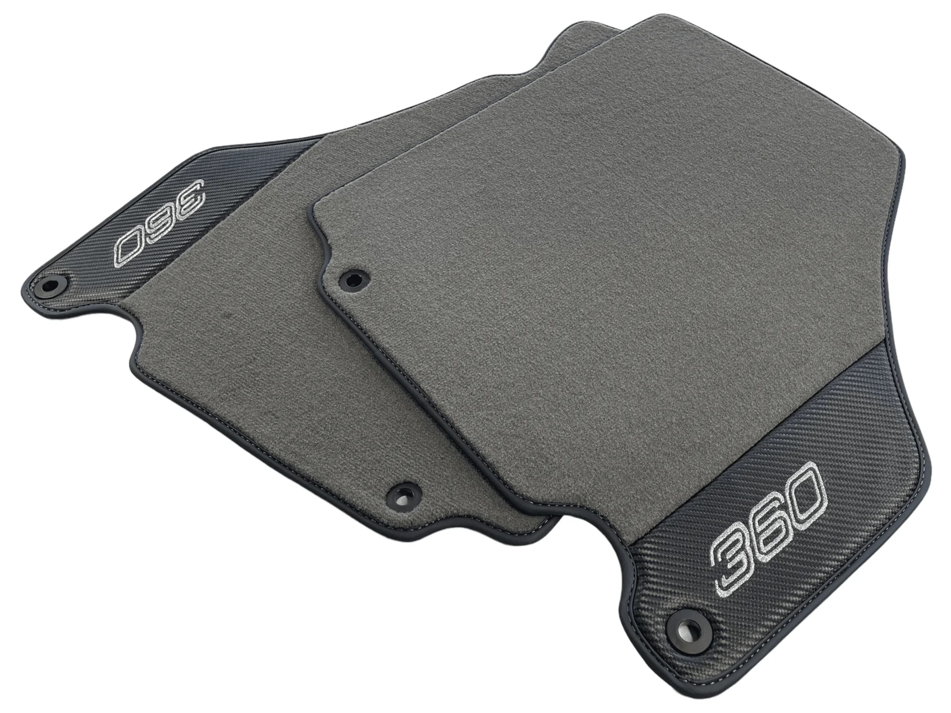 Luxury gray floor mat for Ferrari 360 Modena