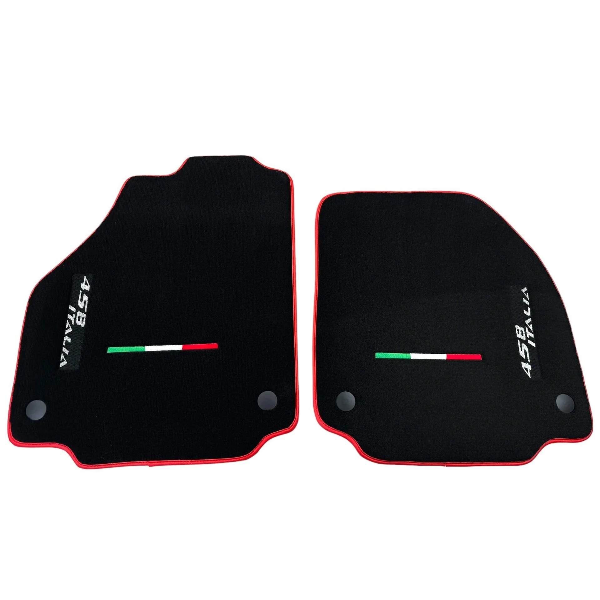 Luxury floor mat for Ferrari 458 Italia with red trim