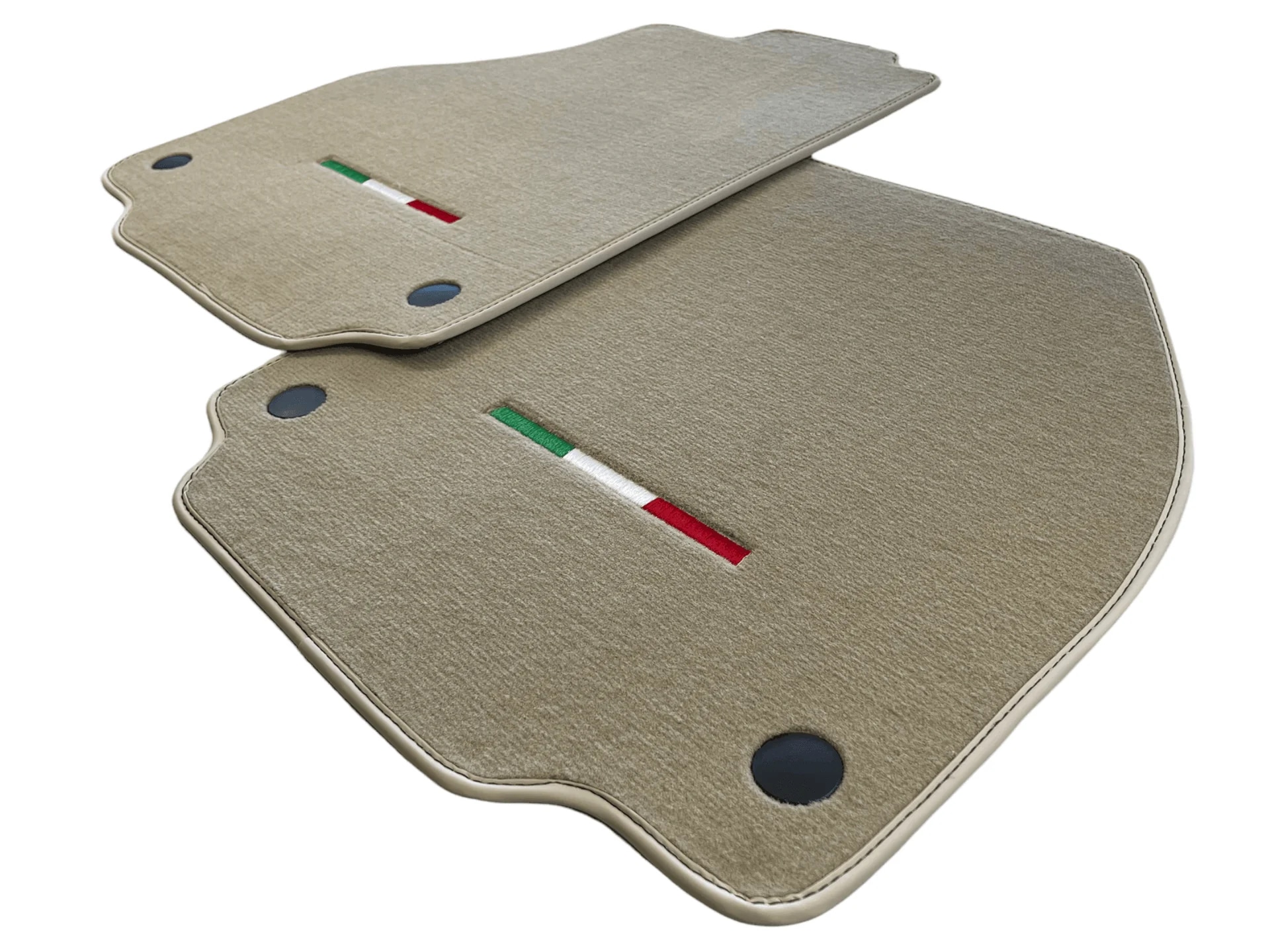 Custom fit Ferrari 458 floor mats, premium quality material, precise fitment for enhanced vehicle aesthetics.