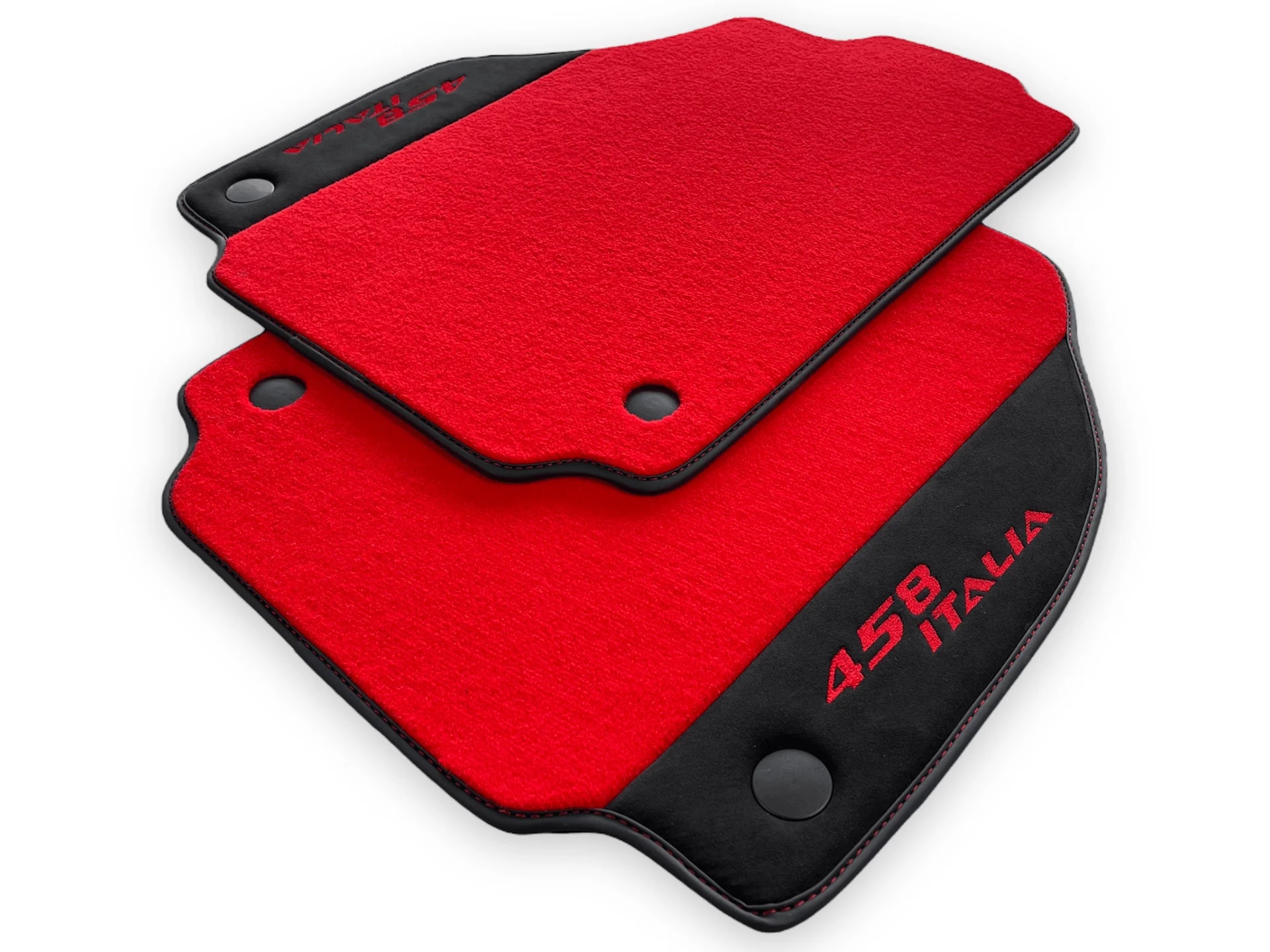 Luxury red floor mats for Ferrari 458 Italia