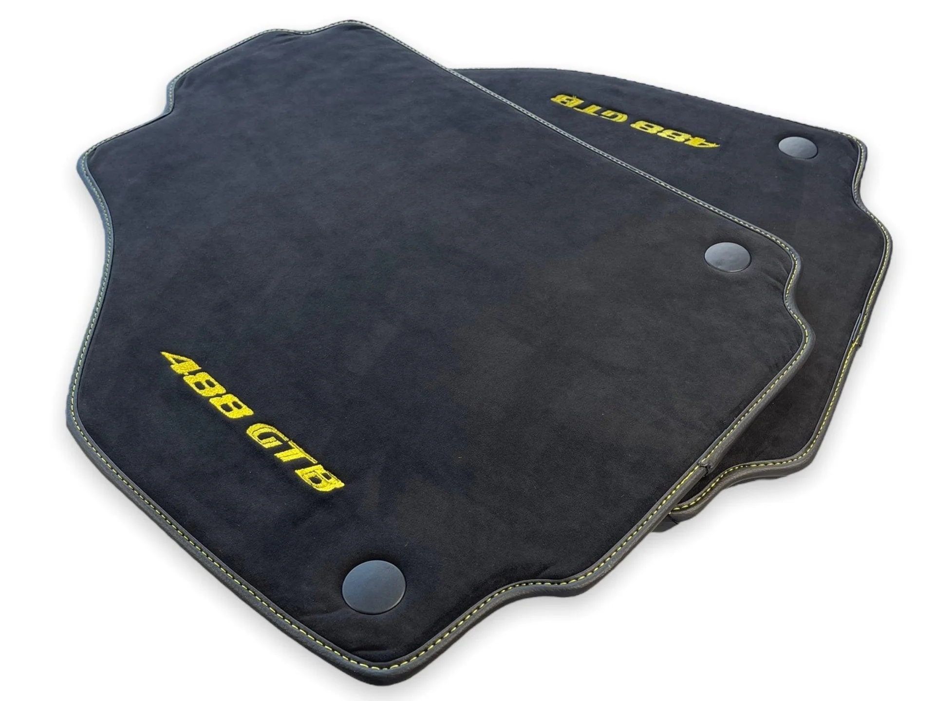 Custom fit Ferrari 488 floor mats, premium quality material, precise fitment for optimal protection and style.