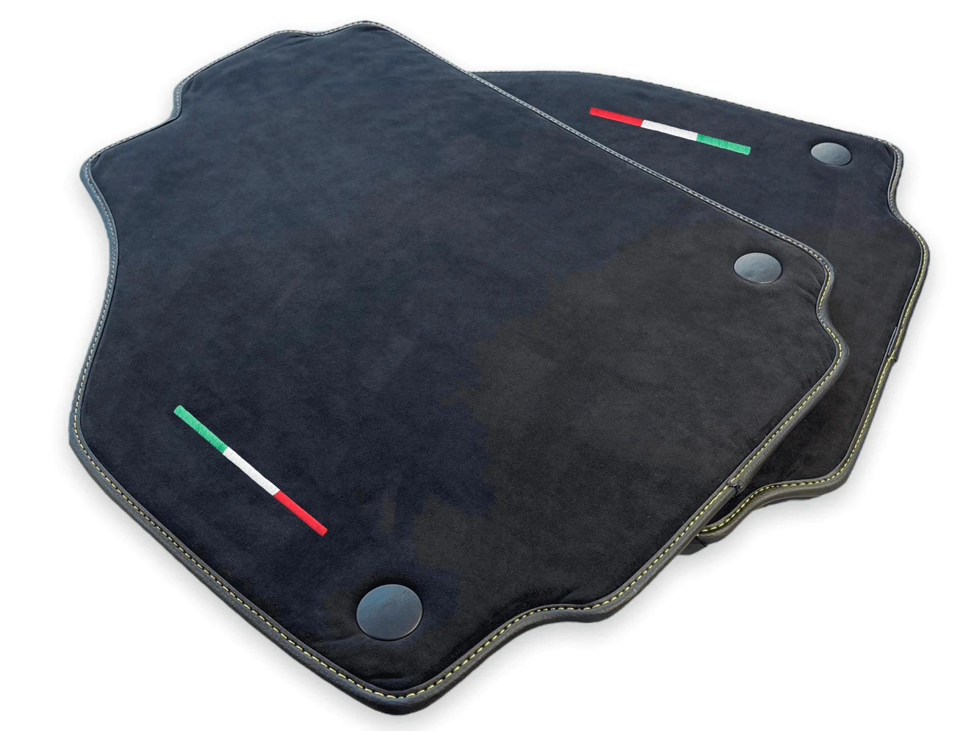 Ferrari 488 custom fit floor mats, premium quality material, precise fitment, enhancing vehicle interior style and protection