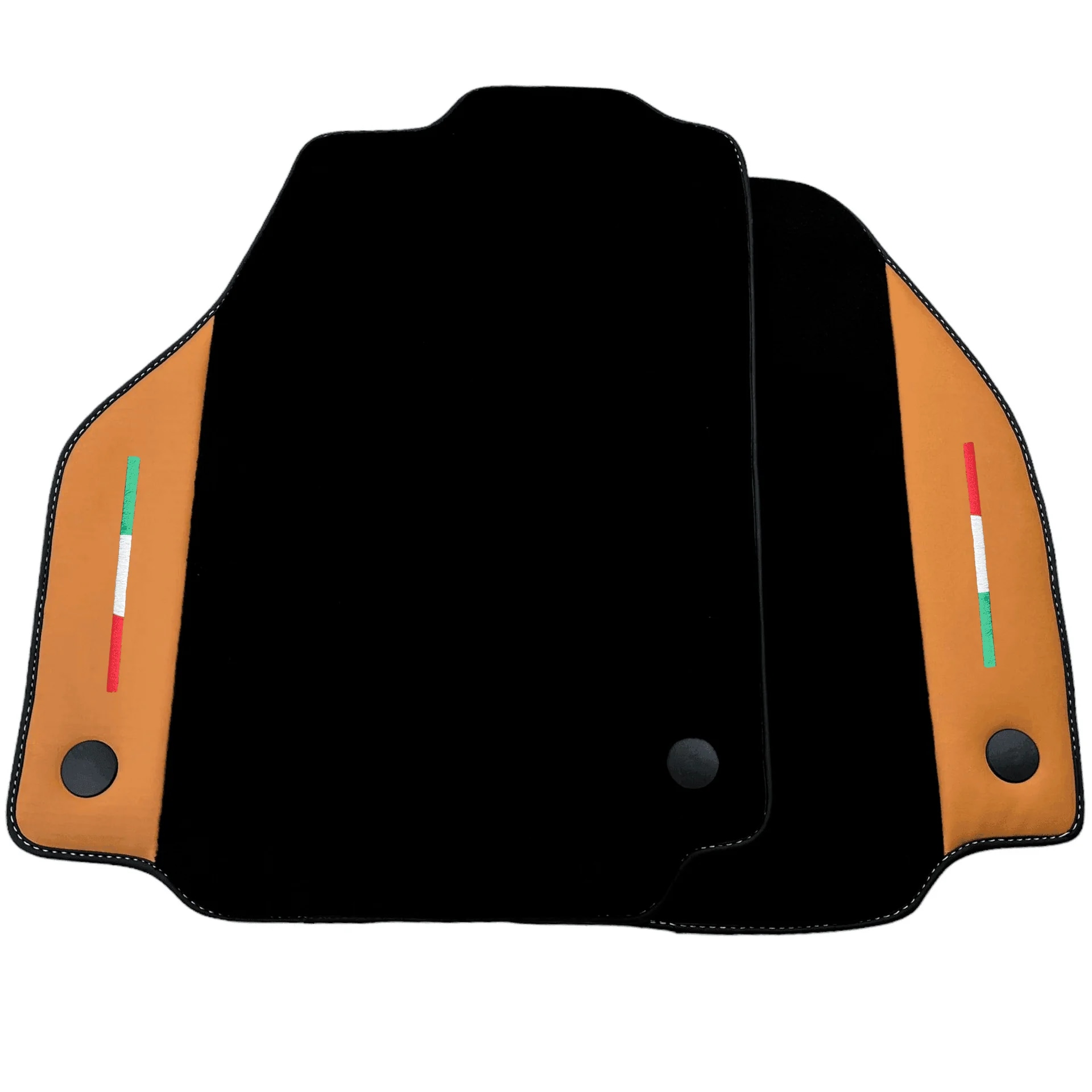 Tappetini su misura Ferrari 488 in qualità premium, con vestibilità precisa e dettagli eleganti per interni di lusso.