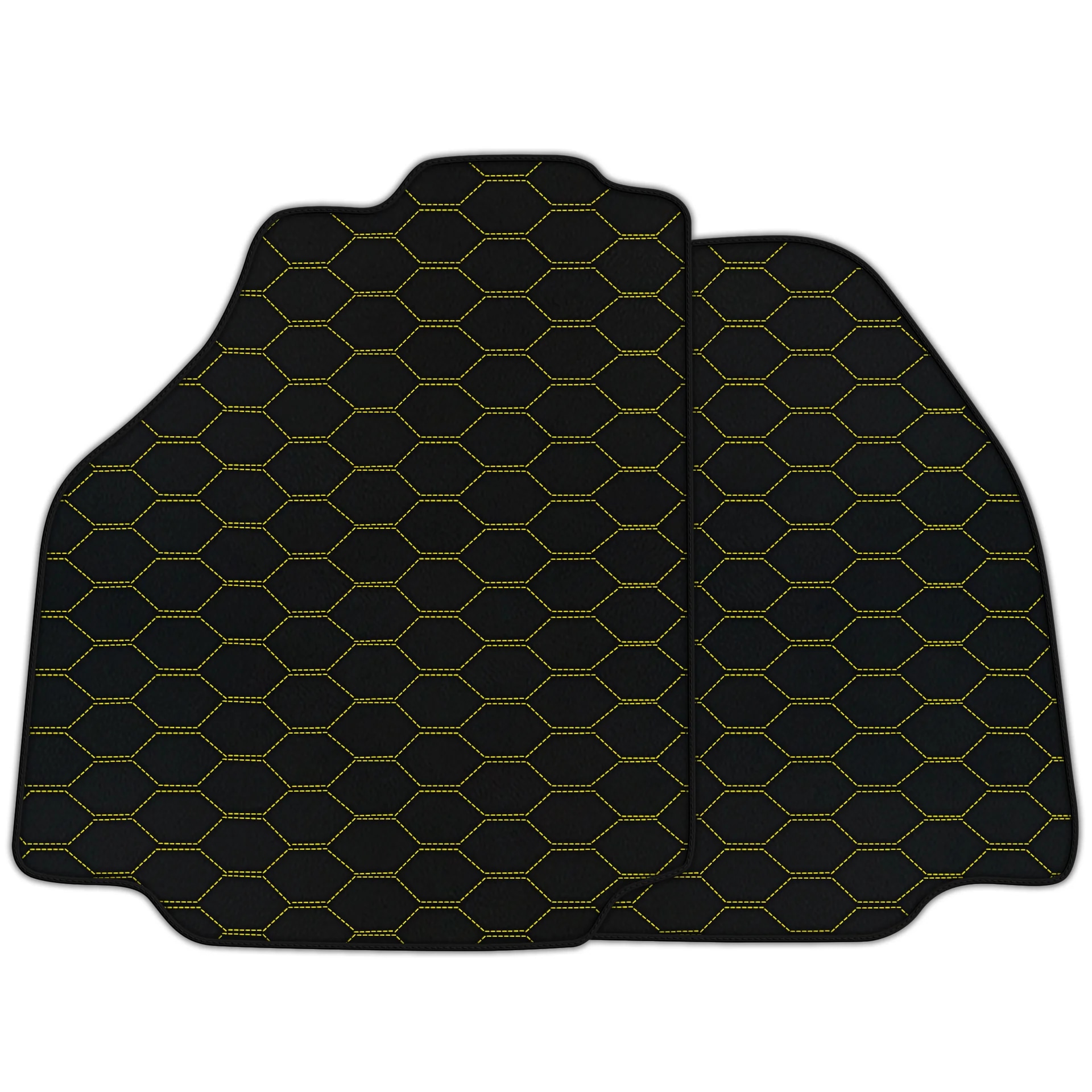 Premium Ferrari 488 floor mats with custom fit, featuring a unique hexagonal design and precise fitment for optimal protectio