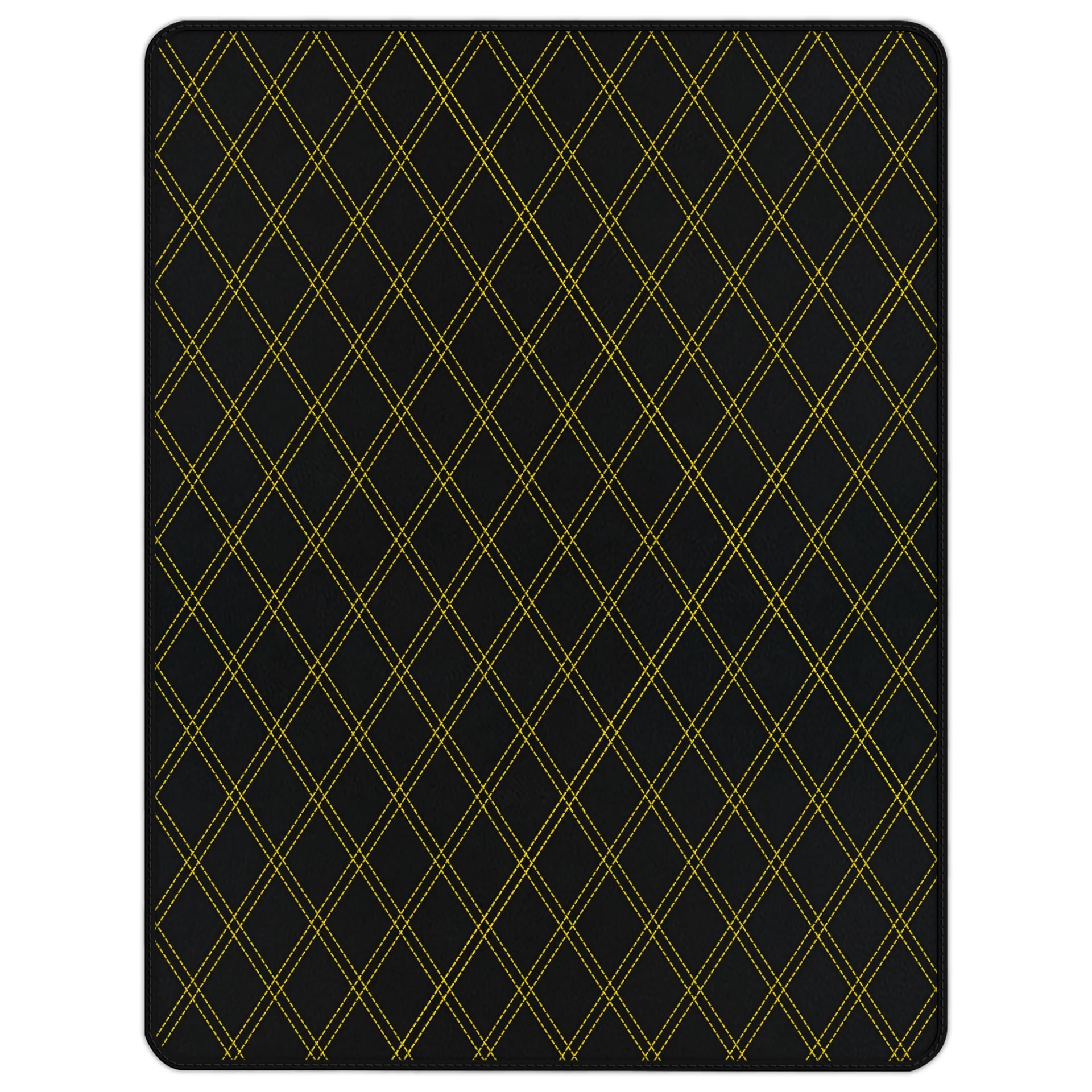 Customizable Leather Trunk Floor Mats with Double Diamond Pattern for Ferrari 488 Spider (2016-2022)