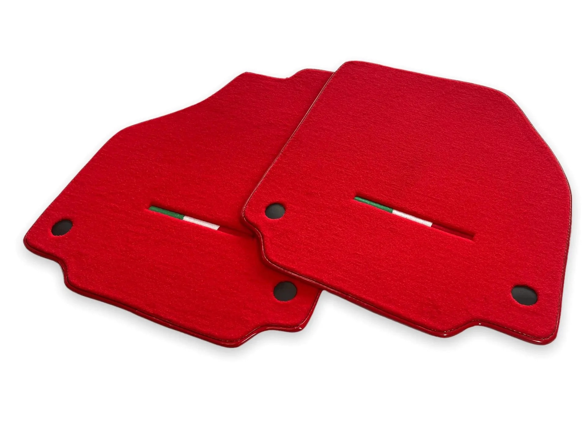 Luxury red floor mats for Ferrari 488 GTB