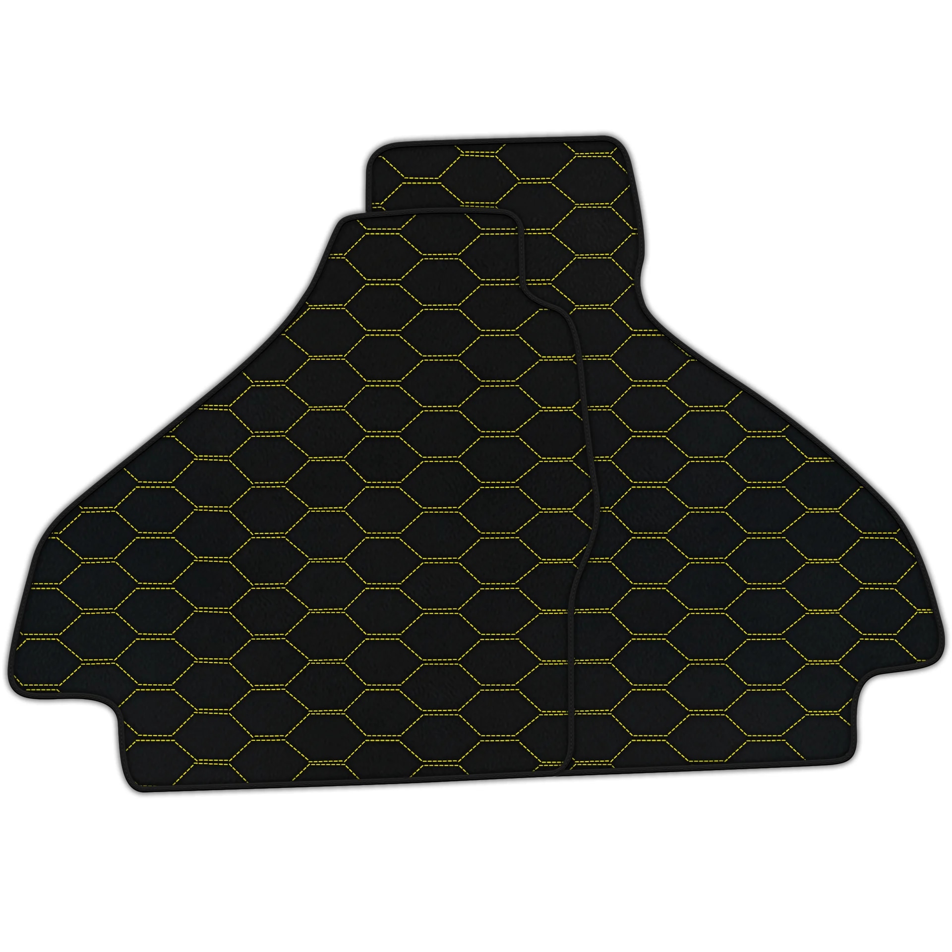 Custom fit Ferrari 512 TR floor mat, crafted for premium quality and precise fitment, featuring a stylish hexagonal design.