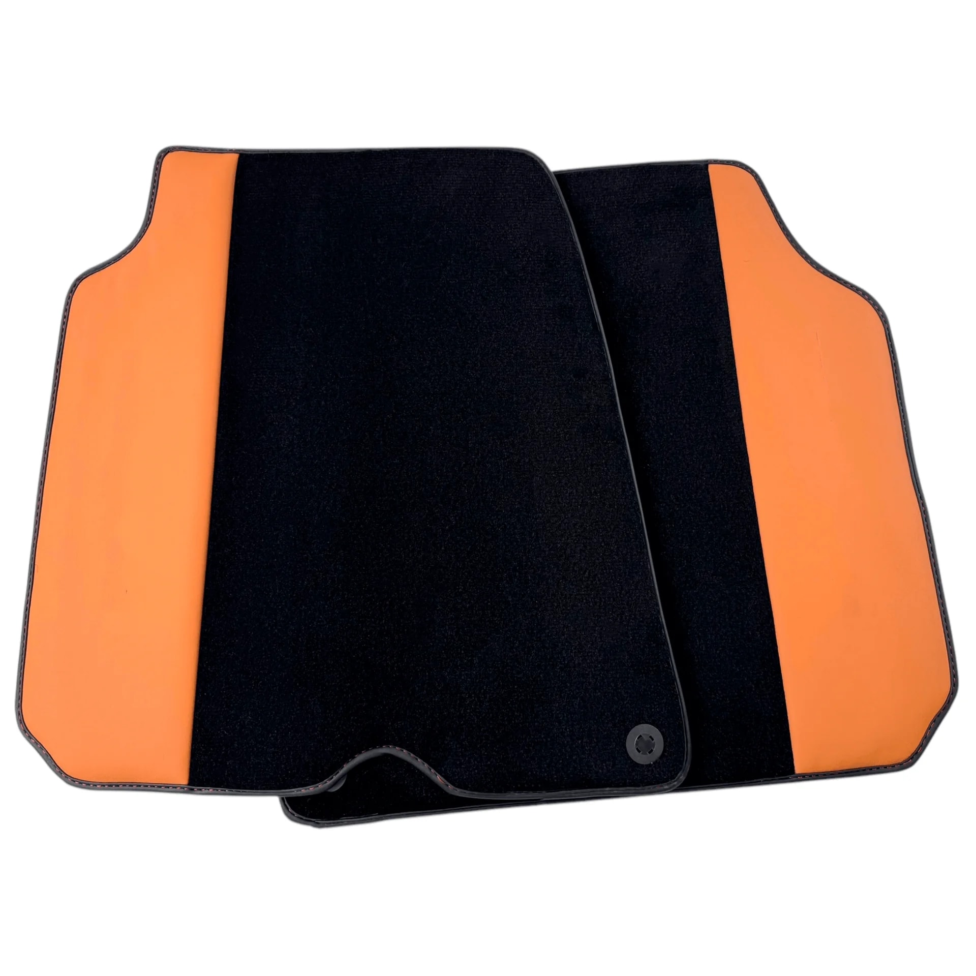 Black floor mats for Ferrari F12 Berlinetta with beige leather