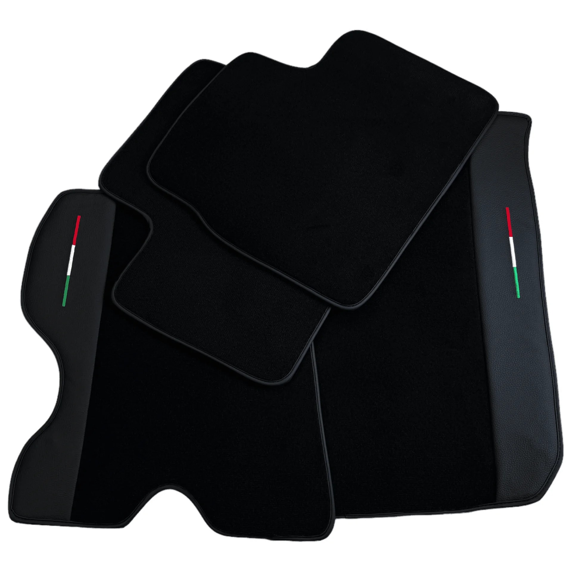 Luxury black floor mats for Ferrari FF