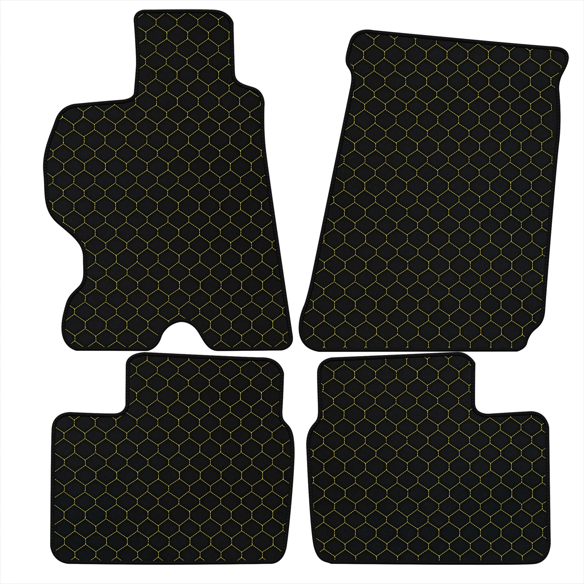 Luxury Customizable Diamond Leather Floor Mats for Ferrari FF