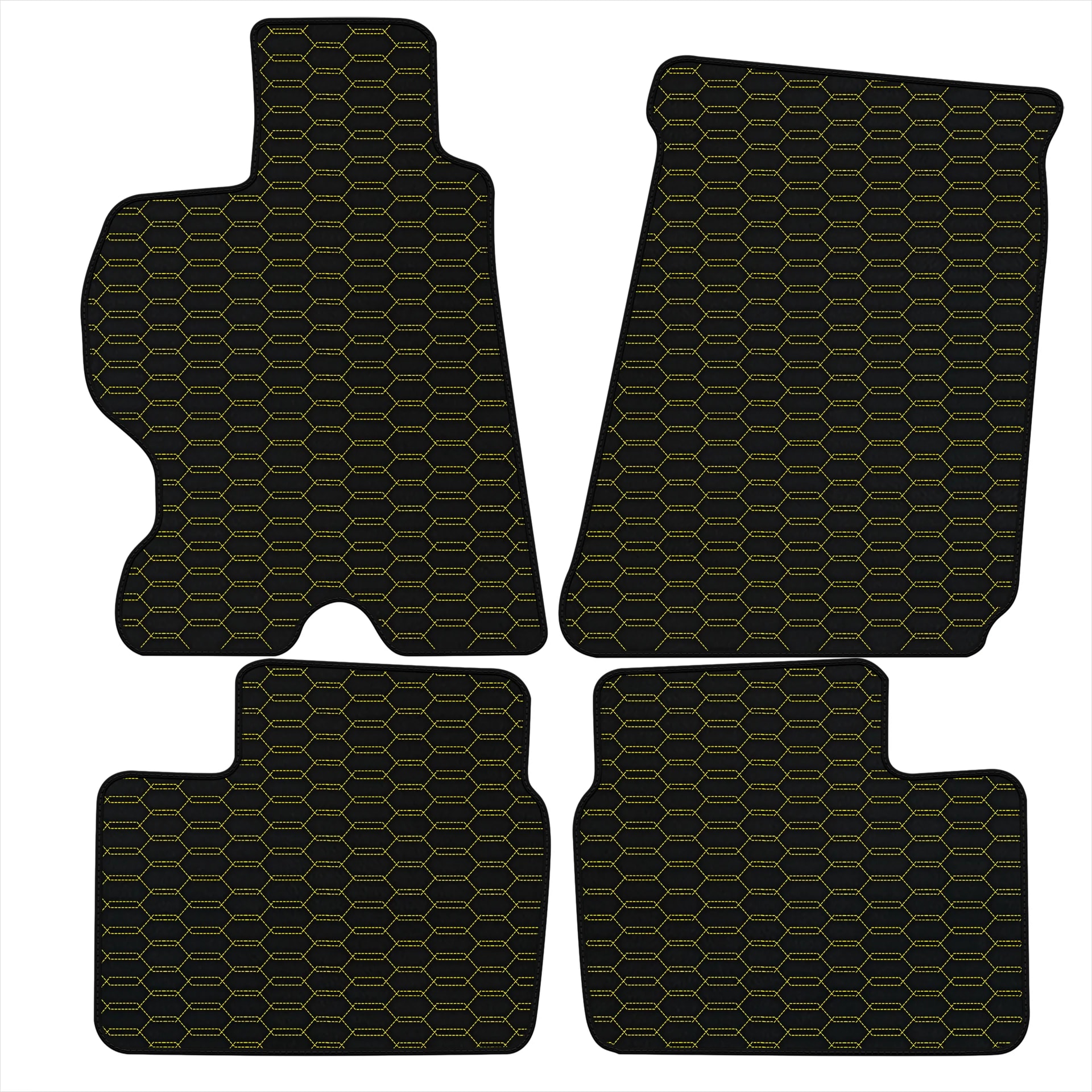 Customizable diamond leather floor mats for Ferrari FF