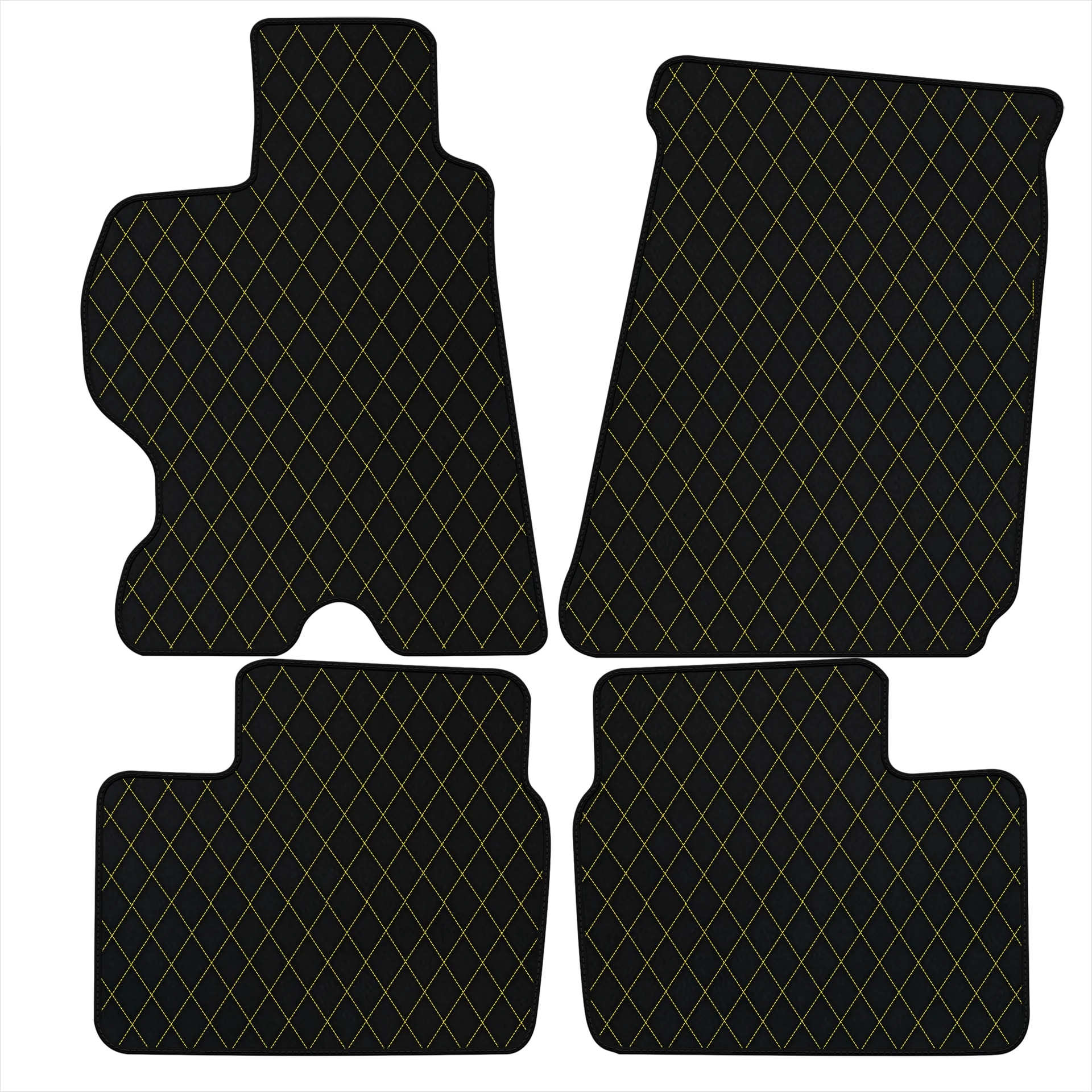 Customizable diamond leather floor mats for Ferrari FF (2011-2016)