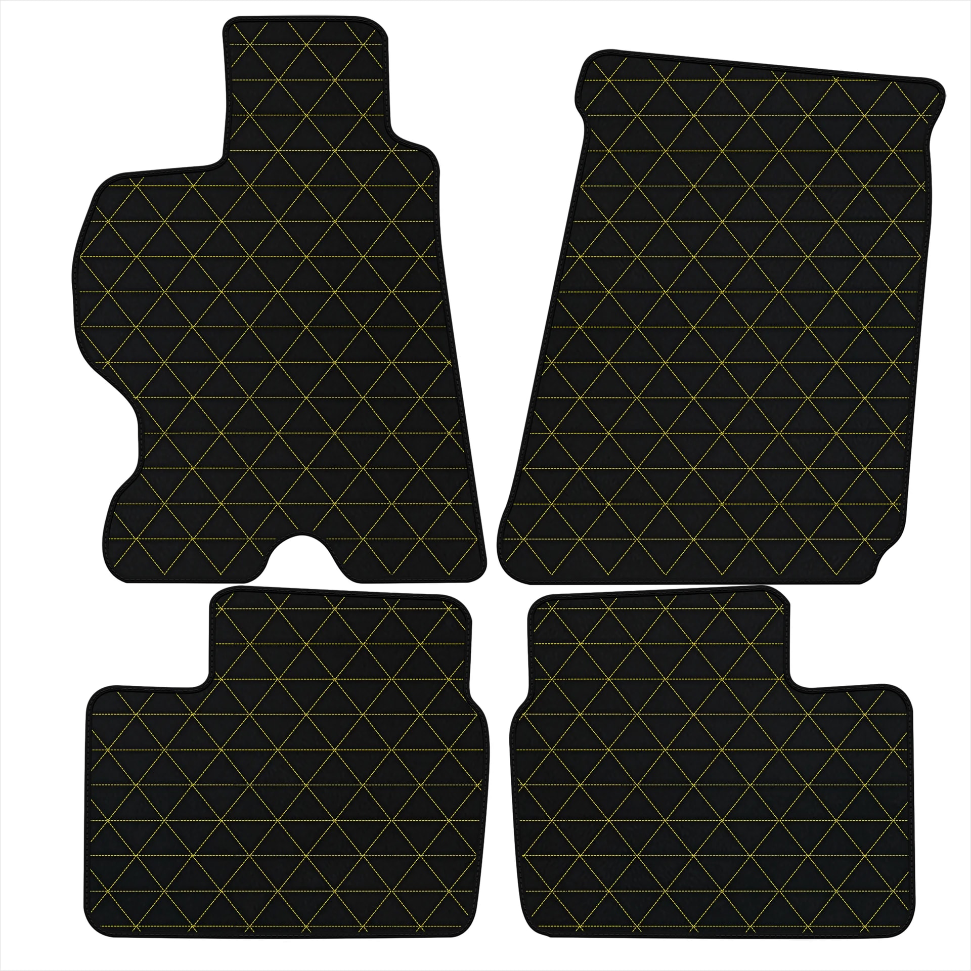 Customizable diamond leather floor mats for Ferrari FF (2011-2016)
