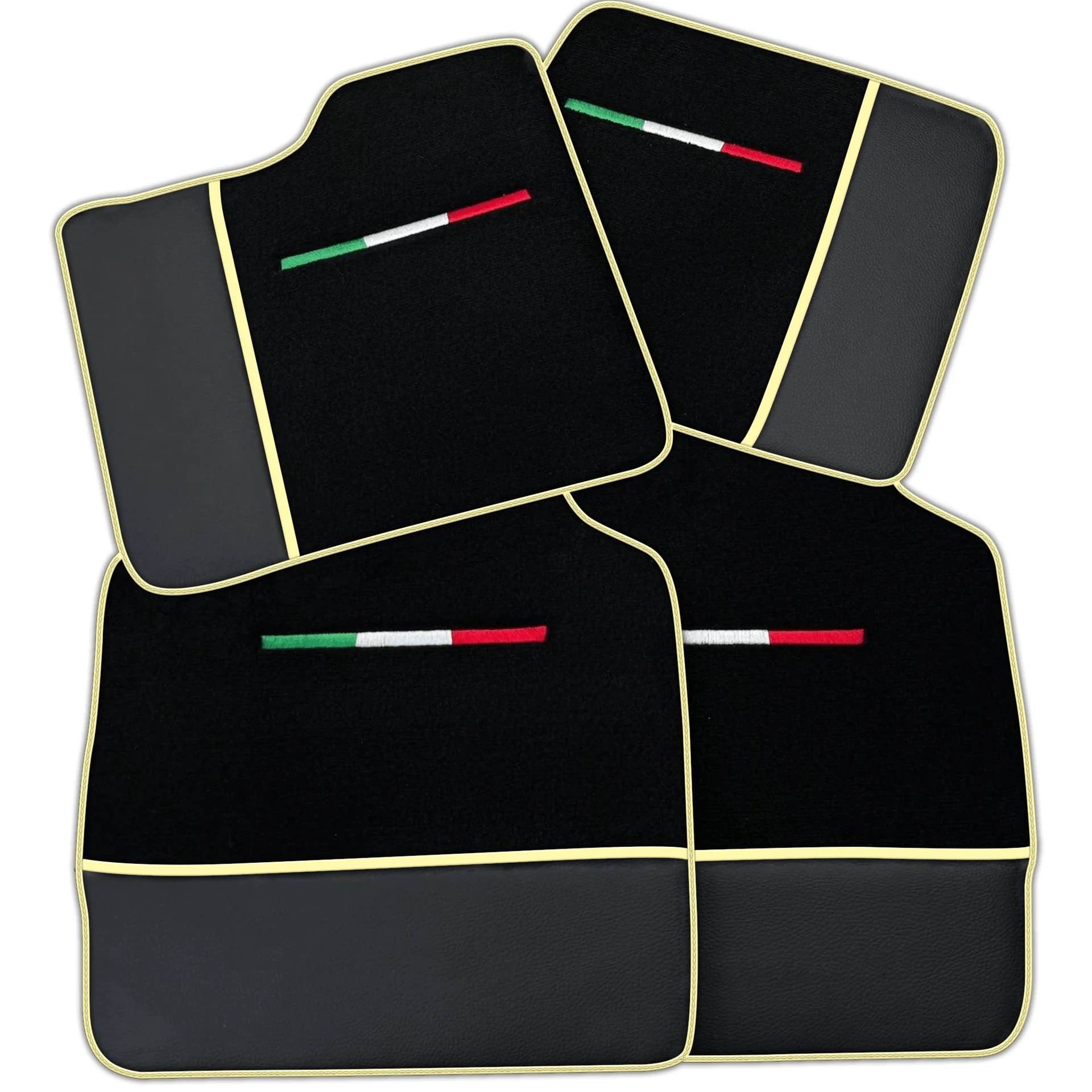 Luxury black floor mat for Ferrari Purosangue