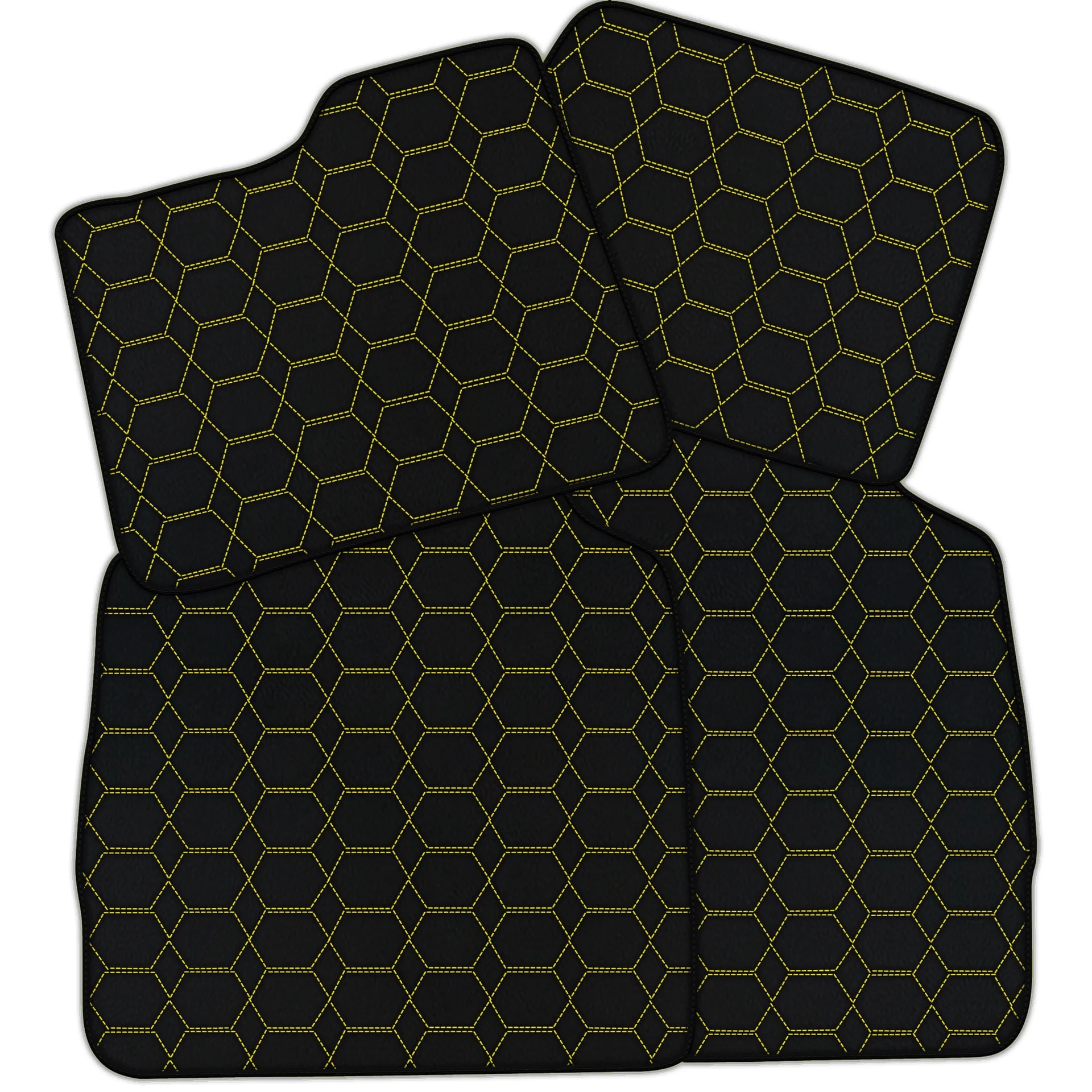 Luxury customizable hexagon floor mats for Ferrari Purosangue