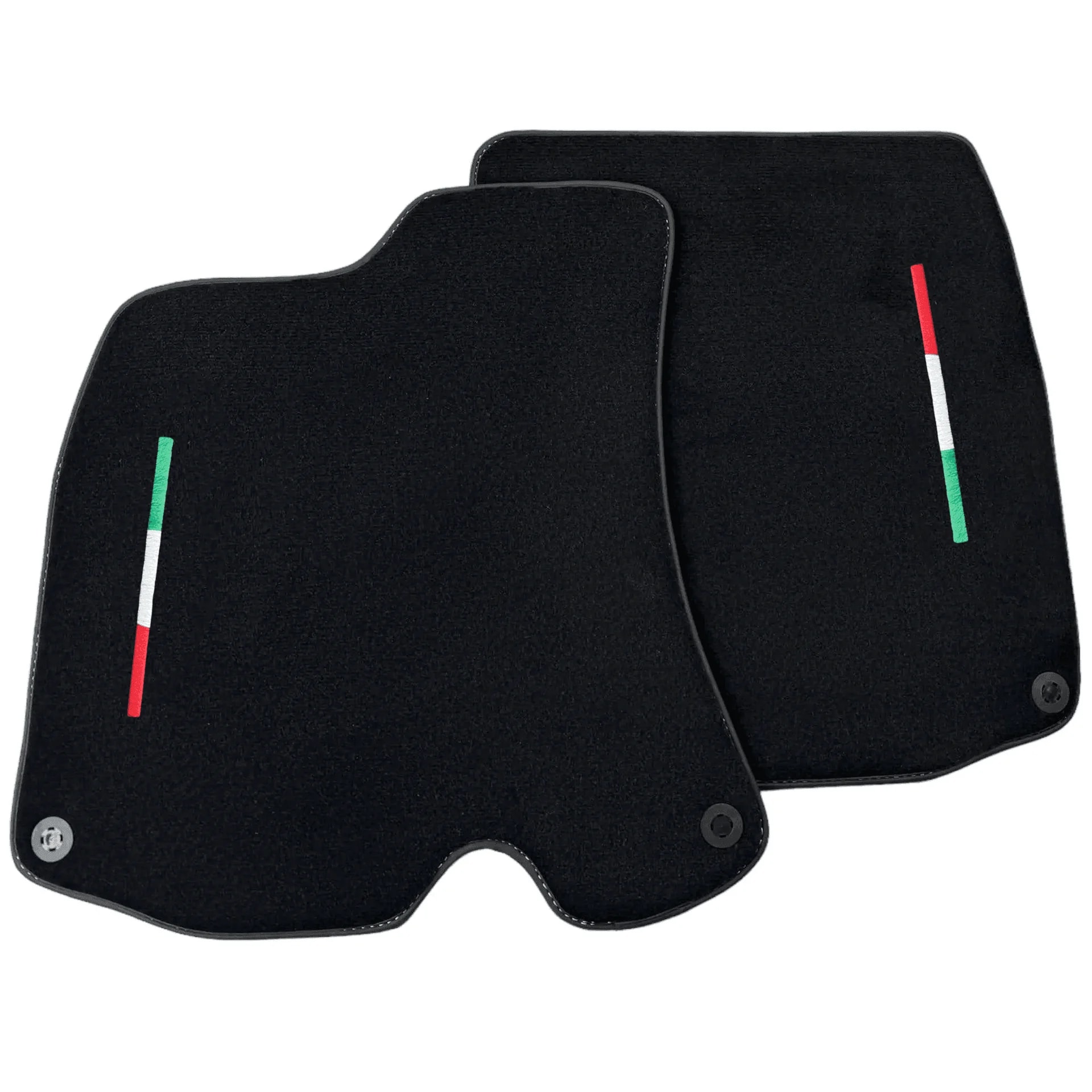 Luxury black floor mat for Ferrari Roma interior