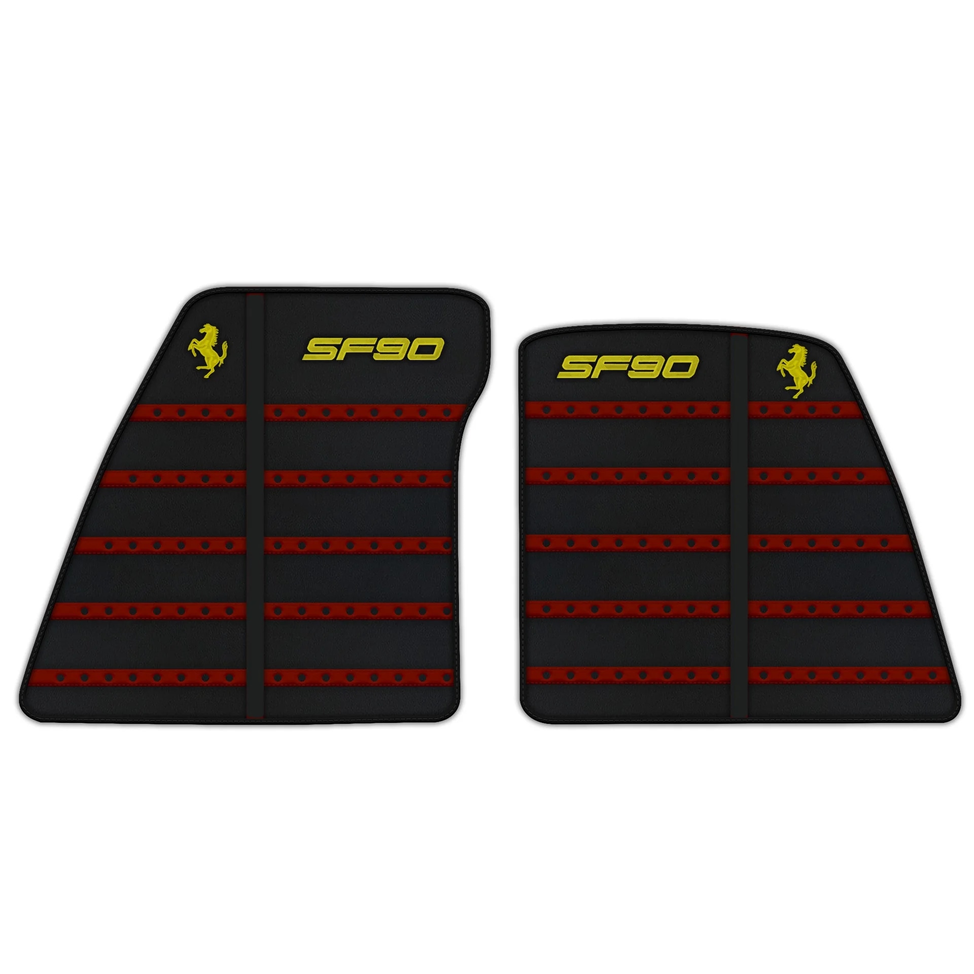 Ferrari SF90 Stradale floor mats, premium quality, custom fit, precise fitment, enhance your vehicle's interior.