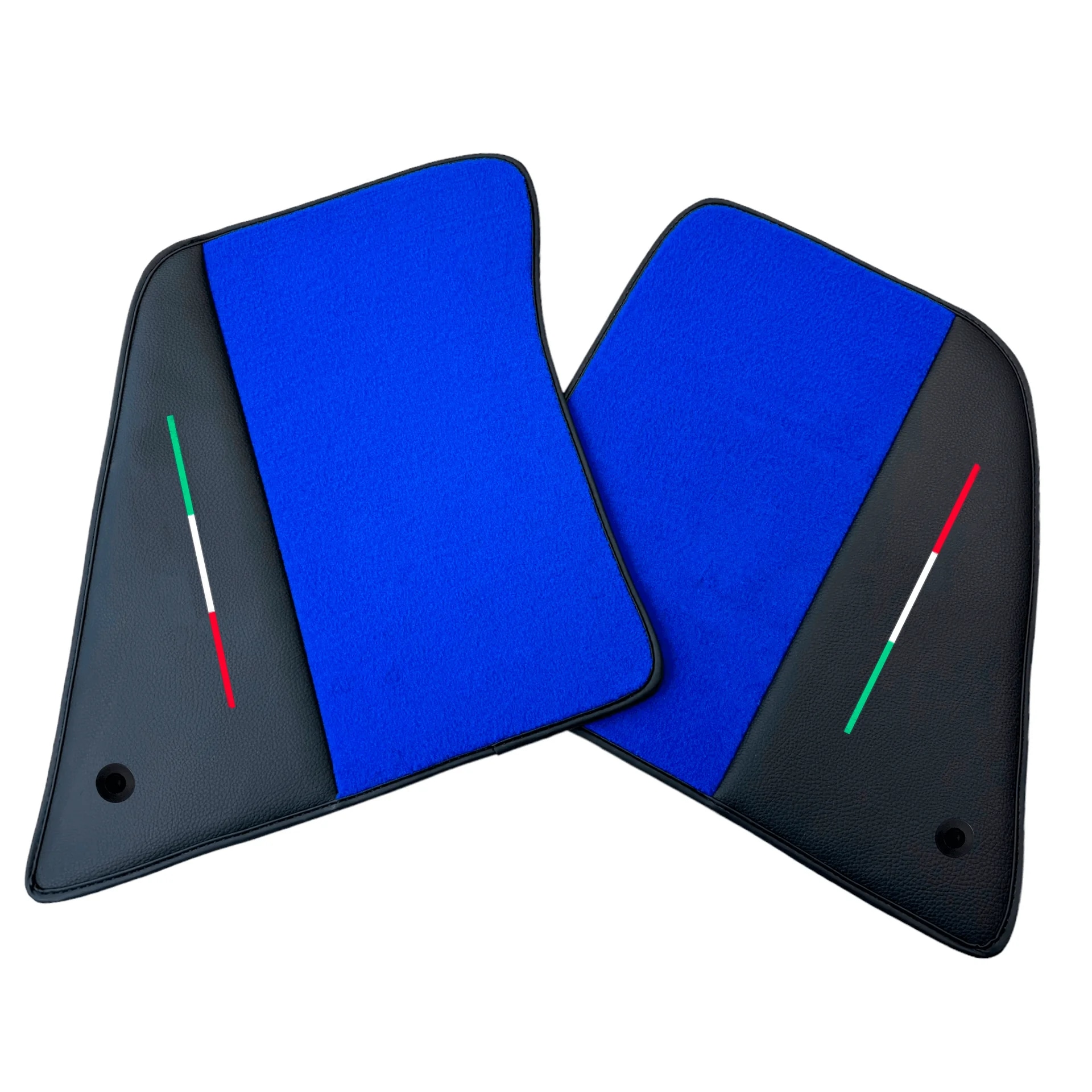 Custom fit Ferrari SF90 Stradale floor mats in premium quality material, featuring precise fitment and stylish blue design.